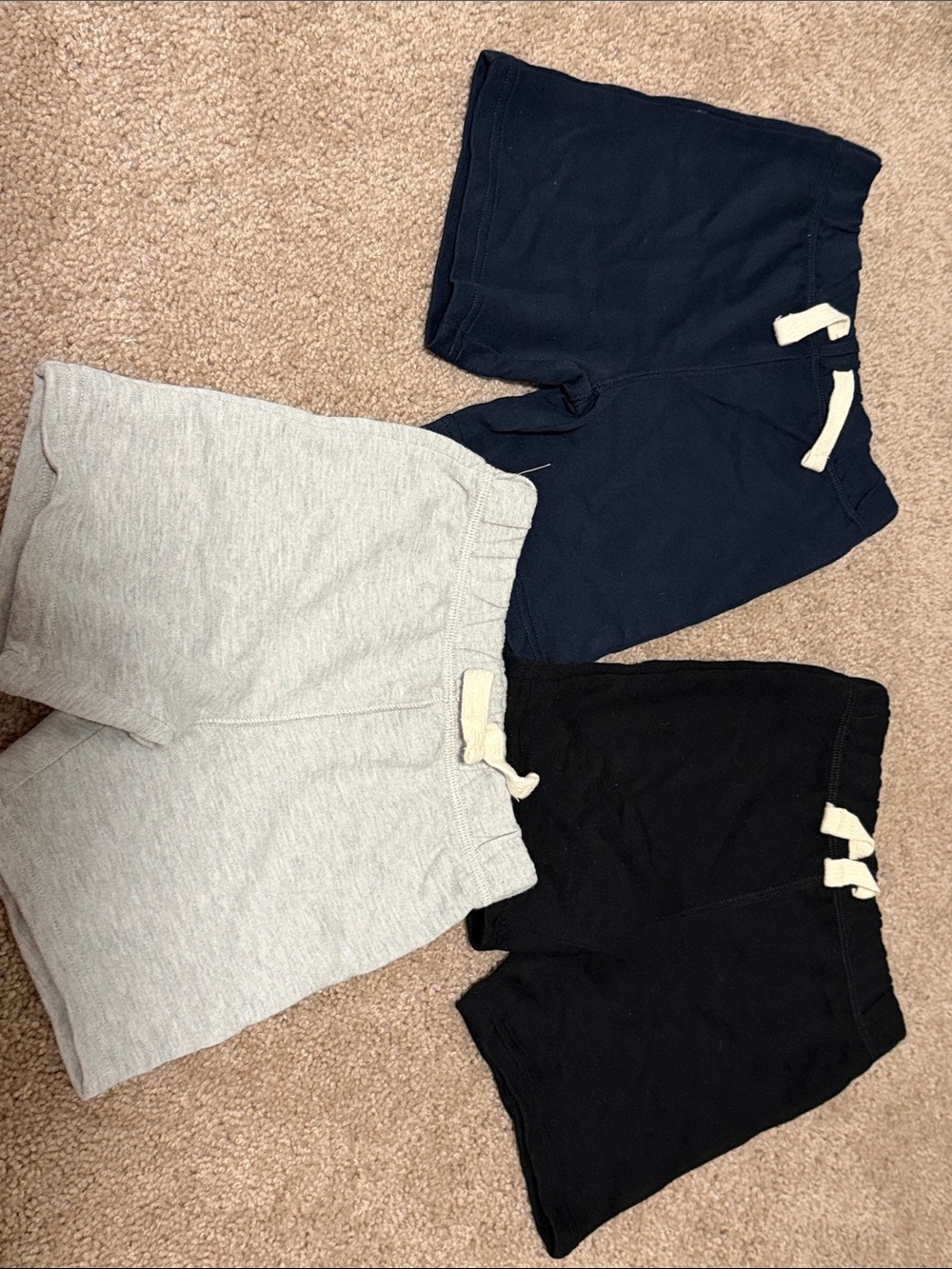The Children's Place Boys' Shorts Trio - Navy, Gray, Black